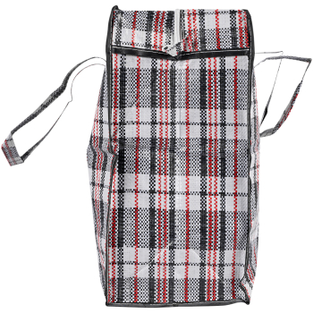 Сумка однослойная хозяйственная, 105 л, 70*30*50 см, чёрно-красная