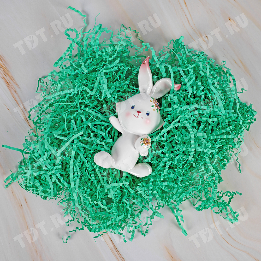 Бумажный наполнитель «Мятный», цветная бумага, 1 кг