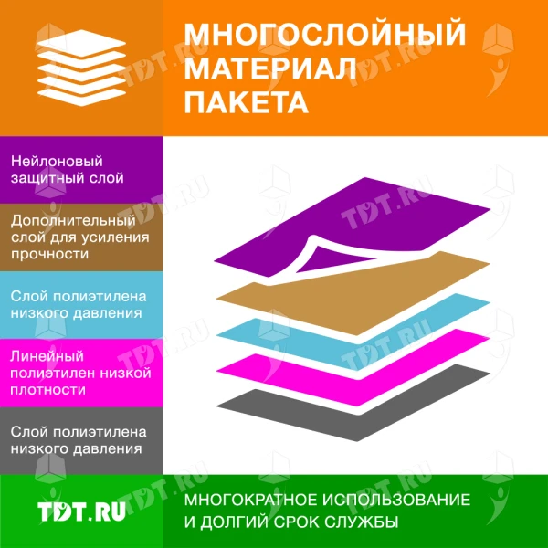 Вакуумный пакет Smart Storage с клапаном и принтом, 60*80 см, 1 шт.