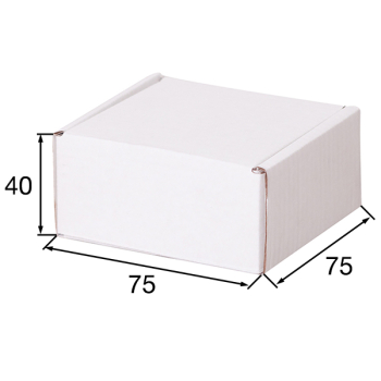 Короб КС-433 МГФ, белый, 75*75*40 мм