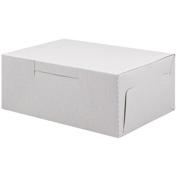 Коробка крафт кондитерская, беленая, 200*140*80 мм