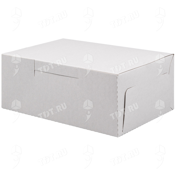 Коробка крафт кондитерская, беленая, 200*140*80 мм