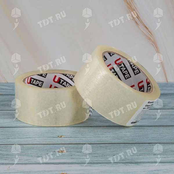 Клейкая лента прозрачная Utape, 48мм*66м*45мкм