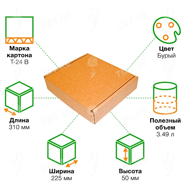 Короб КС-59, 310*225*50 мм