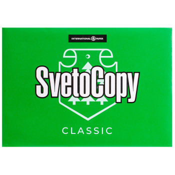 Офисная бумага SvetoCopy, формат А4, 500 листов/пачка, 80 г/м²