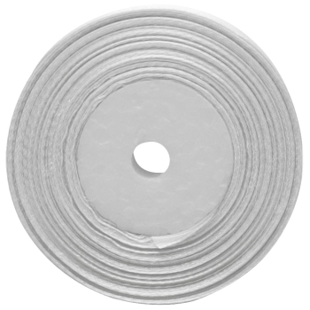 Атласная лента, белая, 25мм*23м