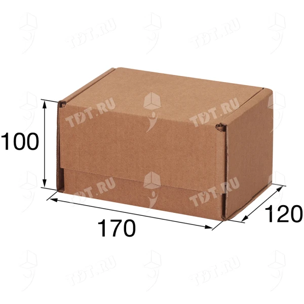Почтовый короб тип «Ж» 1-й Класс, 170*120*100 мм, T23, 100% целлюлоза