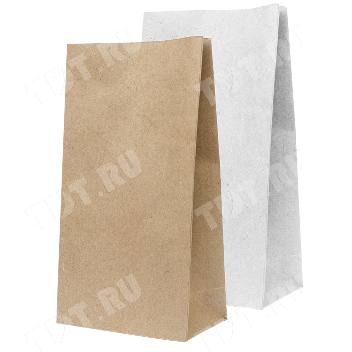 Крафт пакет без ручек, 70 г/м², 26*15*34 см