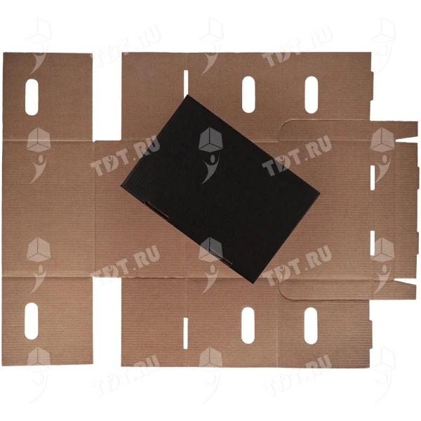 Короб архивный №9 «Вlack limited edition», чёрный, А4, 330*230*230 мм, Т-24