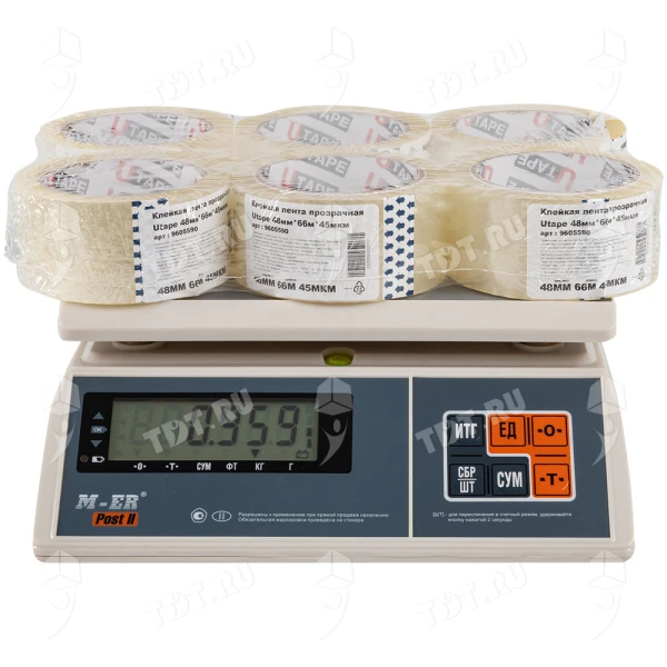 Клейкая лента прозрачная Utape, 48мм*66м*45мкм