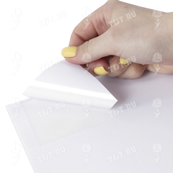 Самоклеящаяся бумага Brauberg белая, 50 листов, А4, 8 этикеток, 105*74 мм