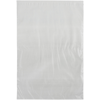 Курьер-пакет белый без печати, с карманом, 340*460+40 мм, 50 мкм, 1 шт.