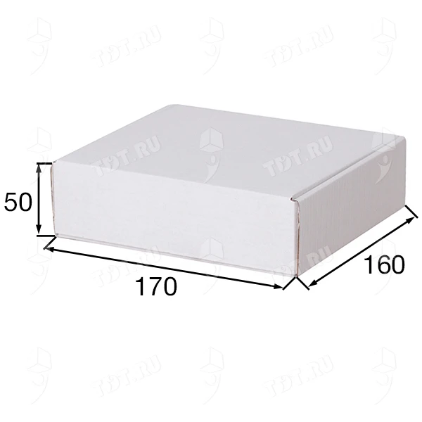 Короб КС-411 МГФ, белый, 170*160*50 мм