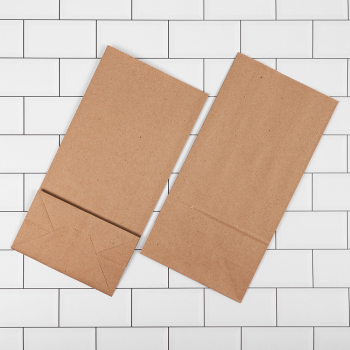 Крафт пакет без ручек, 70 г/м², 12*8*30 см