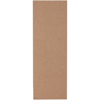 Крафт пакет без ручек, 70 г/м², 8*5*23 см