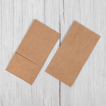 Крафт пакет без ручек, 70 г/м², 10*7*19 см