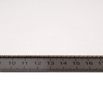 Лист микрогофрокартона T11, бело-бурый, 1000*700 мм