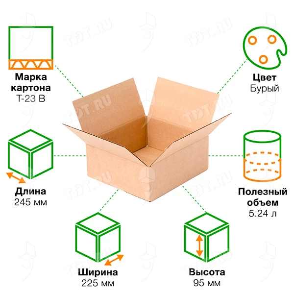 Короб №61, 245*225*95 мм