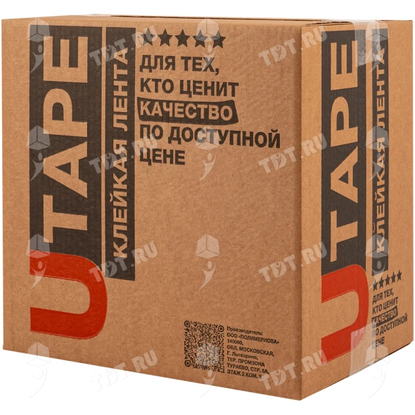 Клейкая лента прозрачная Utape, 48мм*66м*45мкм