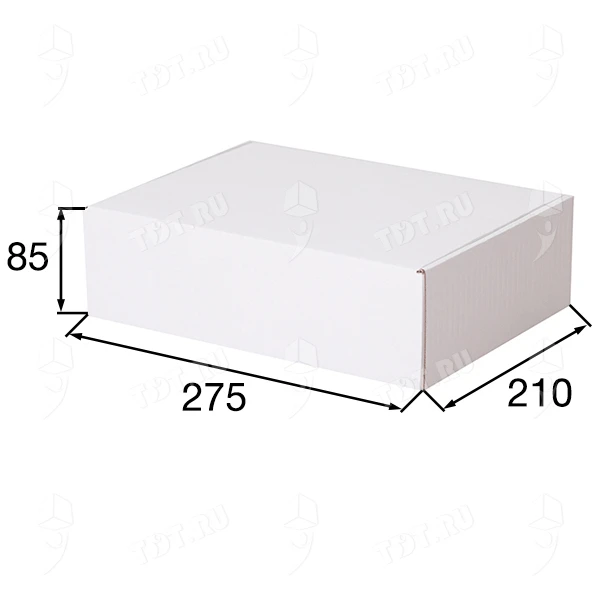 Короб КС-431 МГФ, белый, 275*210*85 мм