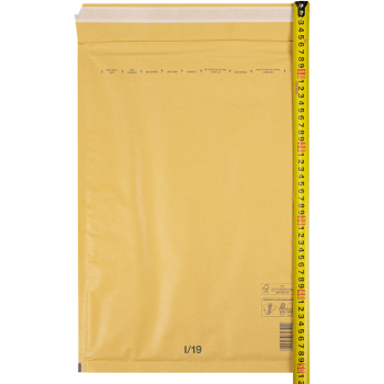 Бурый крафт пакет с прослойкой, 32*45 см, I-19-G (J/6)