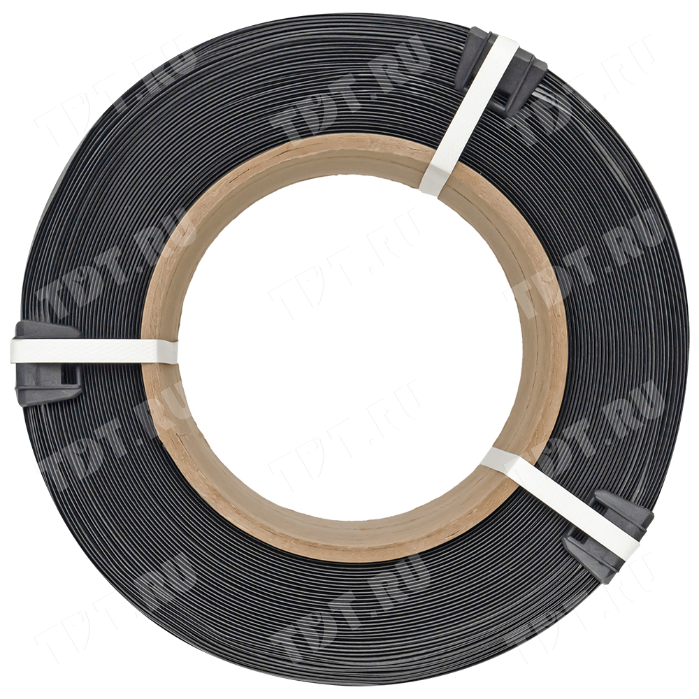 Стреппинг лента полипропиленовая (ПП), 12мм*0.6мм*3000м, серая