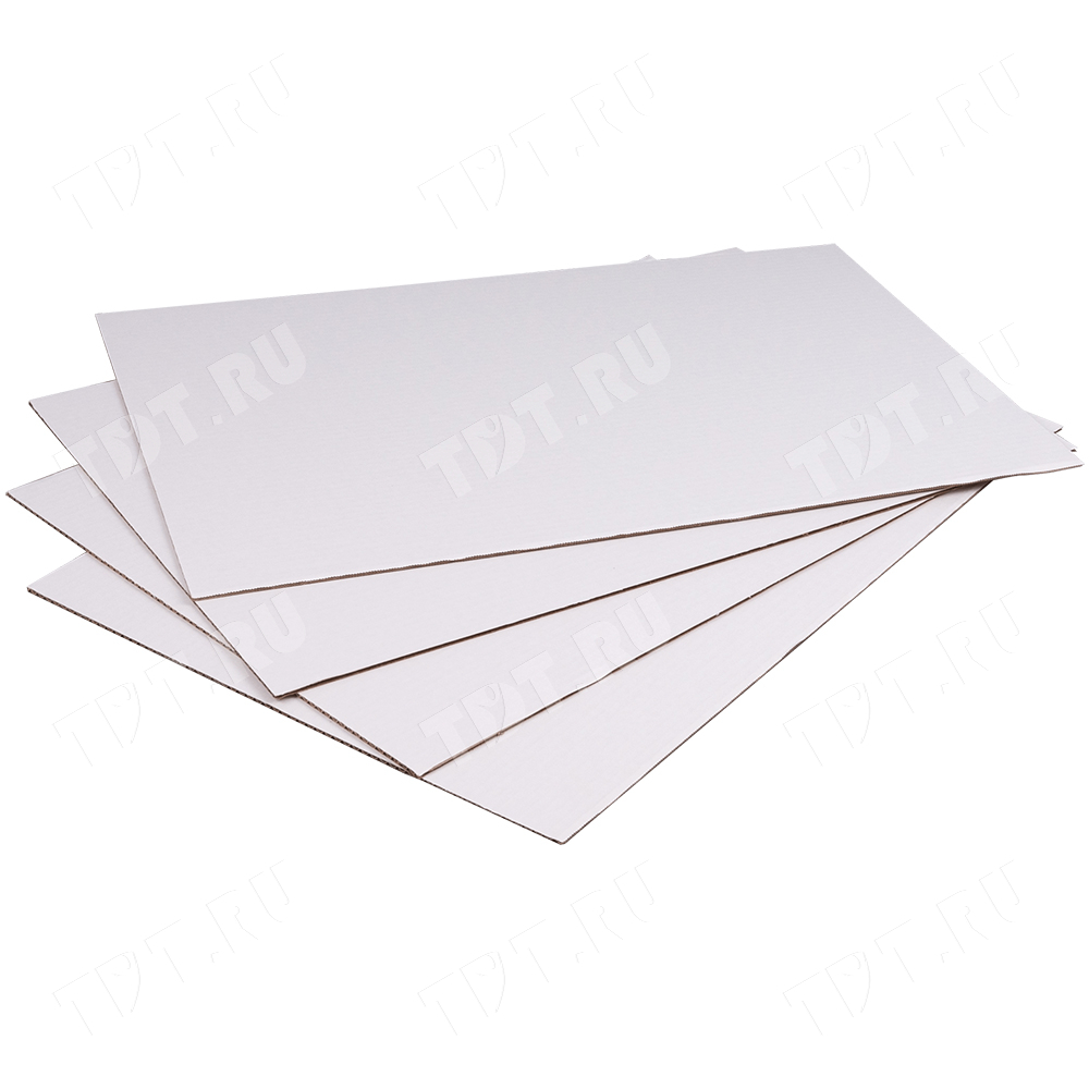 Гофрокартон Т23, бело-бурый, 1200*2100 мм