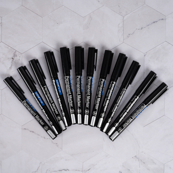 Маркер перманентный Gxin G-131, черный, 1-1.5 мм, 1 шт.