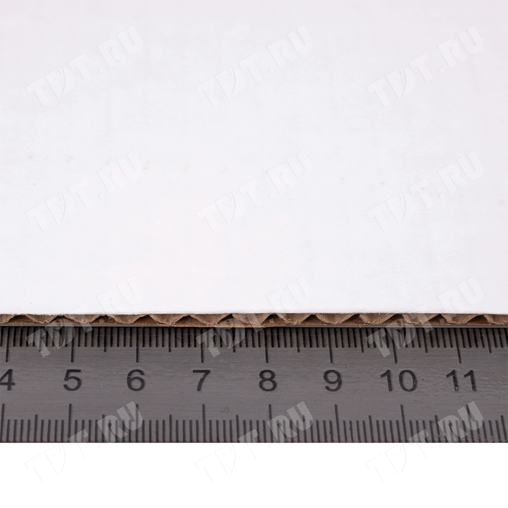 Гофрокартон Т23, бело-бурый, 1200*2100 мм