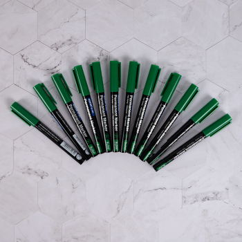 Маркер перманентный Gxin G-131, зеленый, 1-1.5 мм, 1 шт.